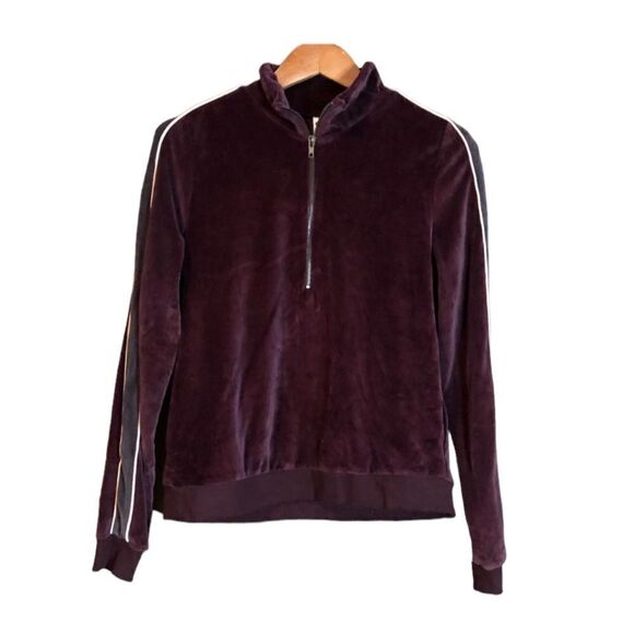 NWT! Fabletics Britt pullover. 1/4 zip & velour. - Picture 10 of 14